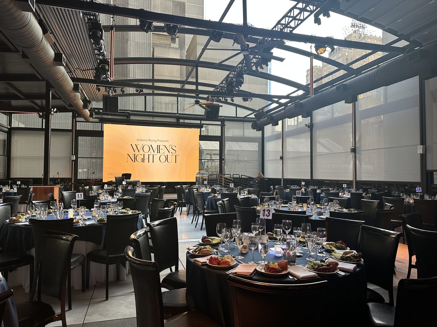 Corporate event on the Rooftop