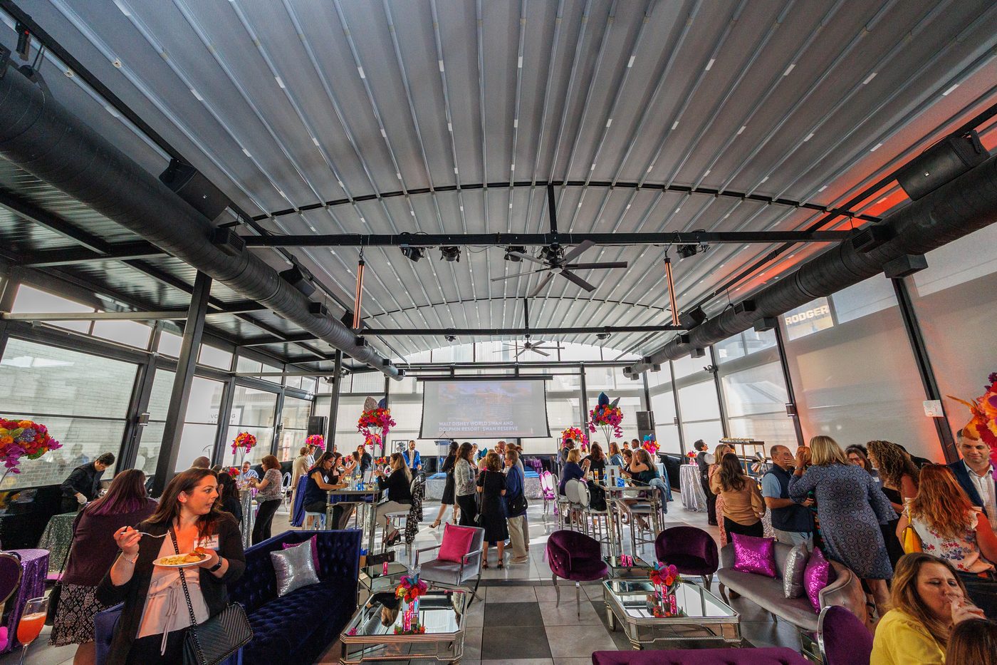 Corporate event on the Rooftop