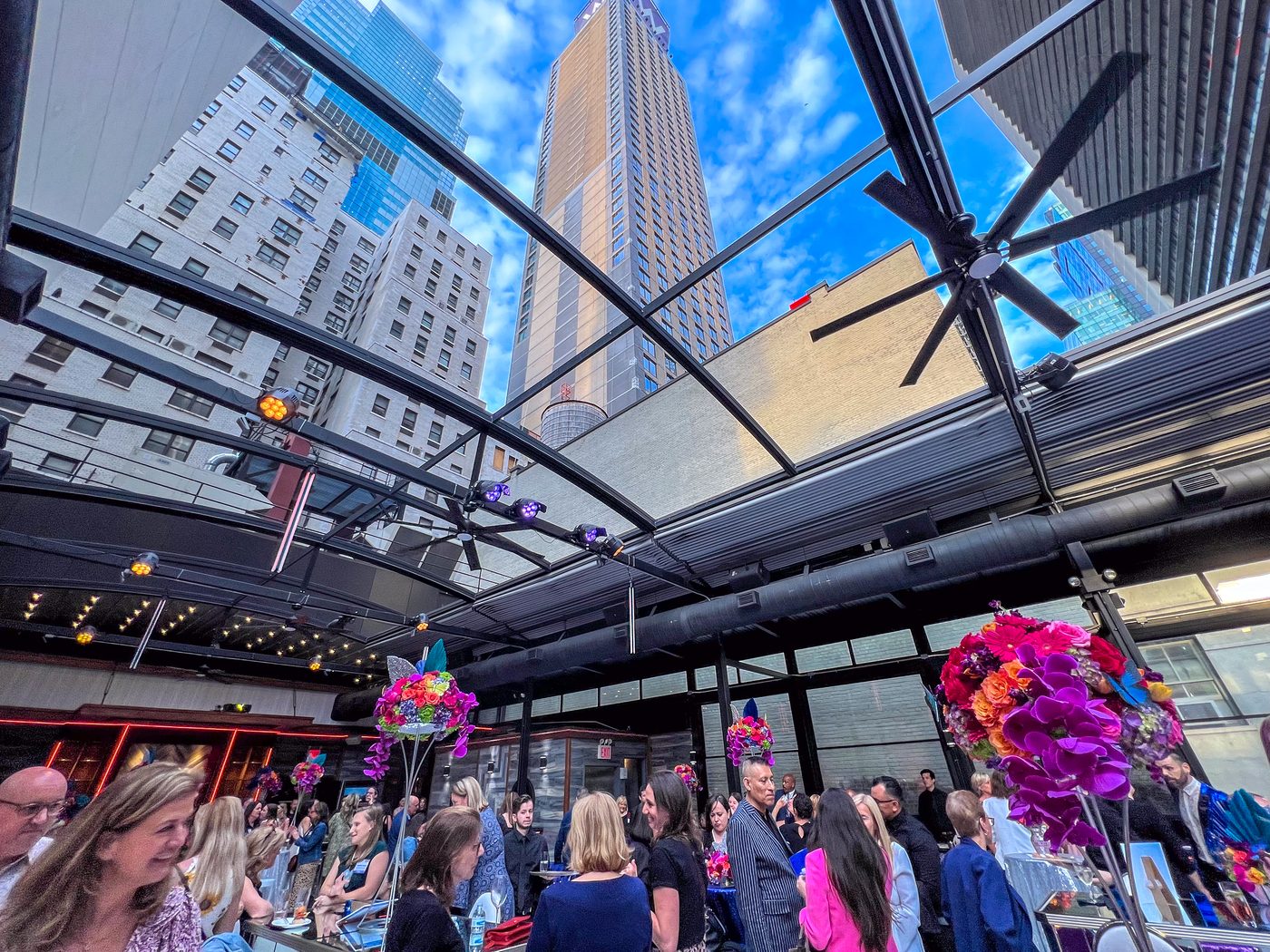 Corporate event on the Rooftop