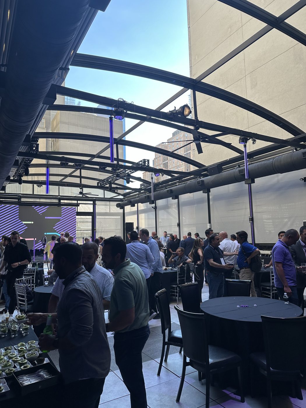 Corporate event on the Rooftop