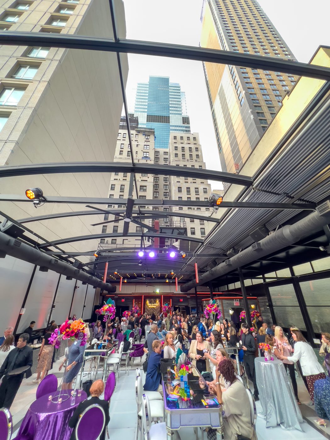 Corporate event on the Rooftop