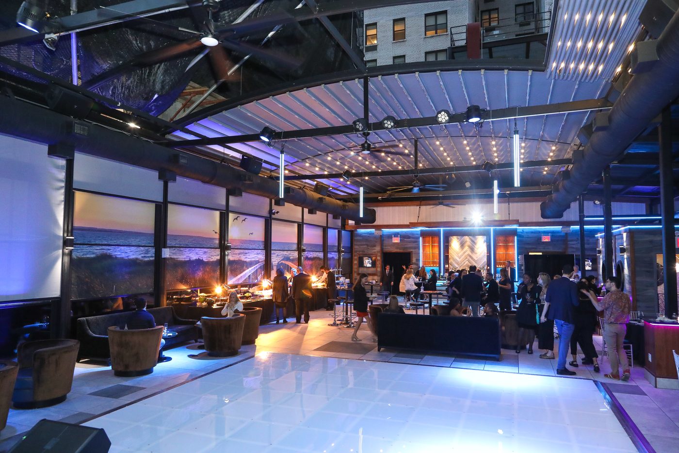 Corporate event on the Rooftop
