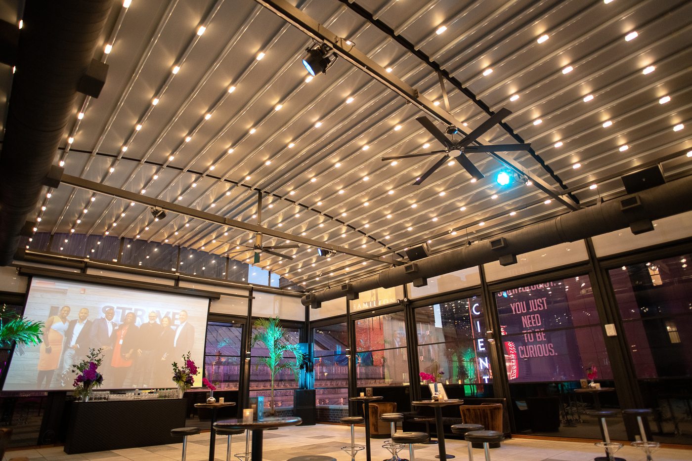 Corporate event on the Rooftop